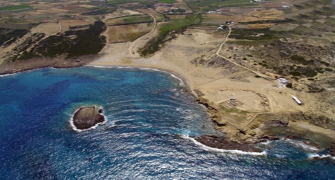 The Bronze Age archaeological site of Palamari on the north coast of Skyros